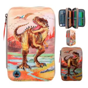 Depesche TOPModel 3-Fach Federtasche Khakibraun