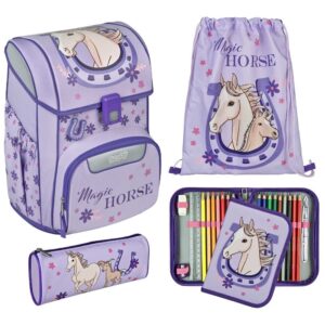 Scooli EasyStart Schulranzen-Set 5tlg Magic Horse