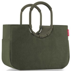 Reisenthel Loopshopper L Cord Dark Matcha
