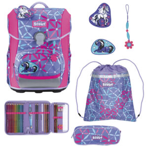 Scout Neo Schulranzen-Set 4tlg Pony Love