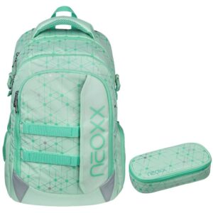Neoxx Active Pro Schulrucksack-Set 2tlg Mintastic