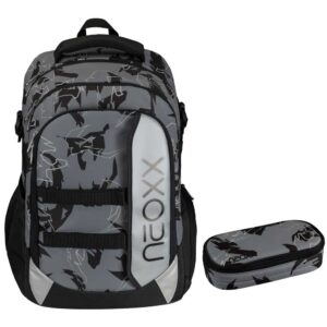 Neoxx Active Pro Schulrucksack-Set 2tlg Dragon Thunder