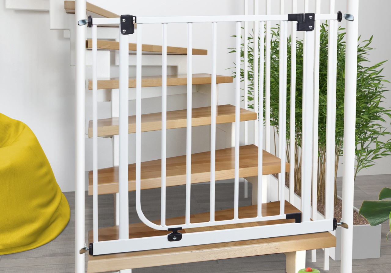 IMPAG® Treppenschutzgitter Easy Step Basic für Geländer, beidseitig""