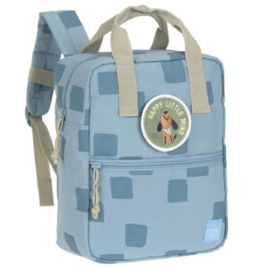 LÄSSIG Mini Square Rucksack Pattern Party Blue