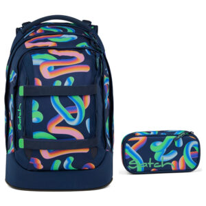 Satch Pack Schulrucksack-Set 2tlg Crazy Twist