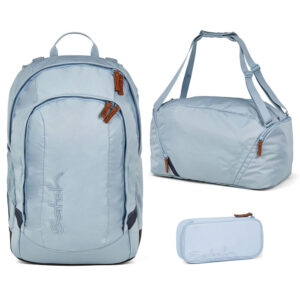 Satch Air Schulrucksack-Set 3tlg Nordic Ice Blue