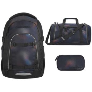 coocazoo MATE Schulrucksack-Set 3tlg Rainbow Illusion