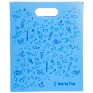 Step by Step Heftbox mit Tragegriff Blau