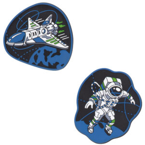 DerDieDas Wechselbuttons Set 2tlg Moon Mission