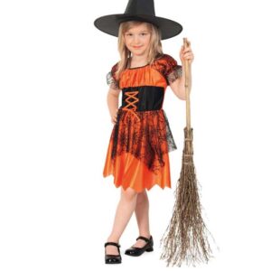 Fries Kinder-Kostüm Größe 104 Halloweenhexe