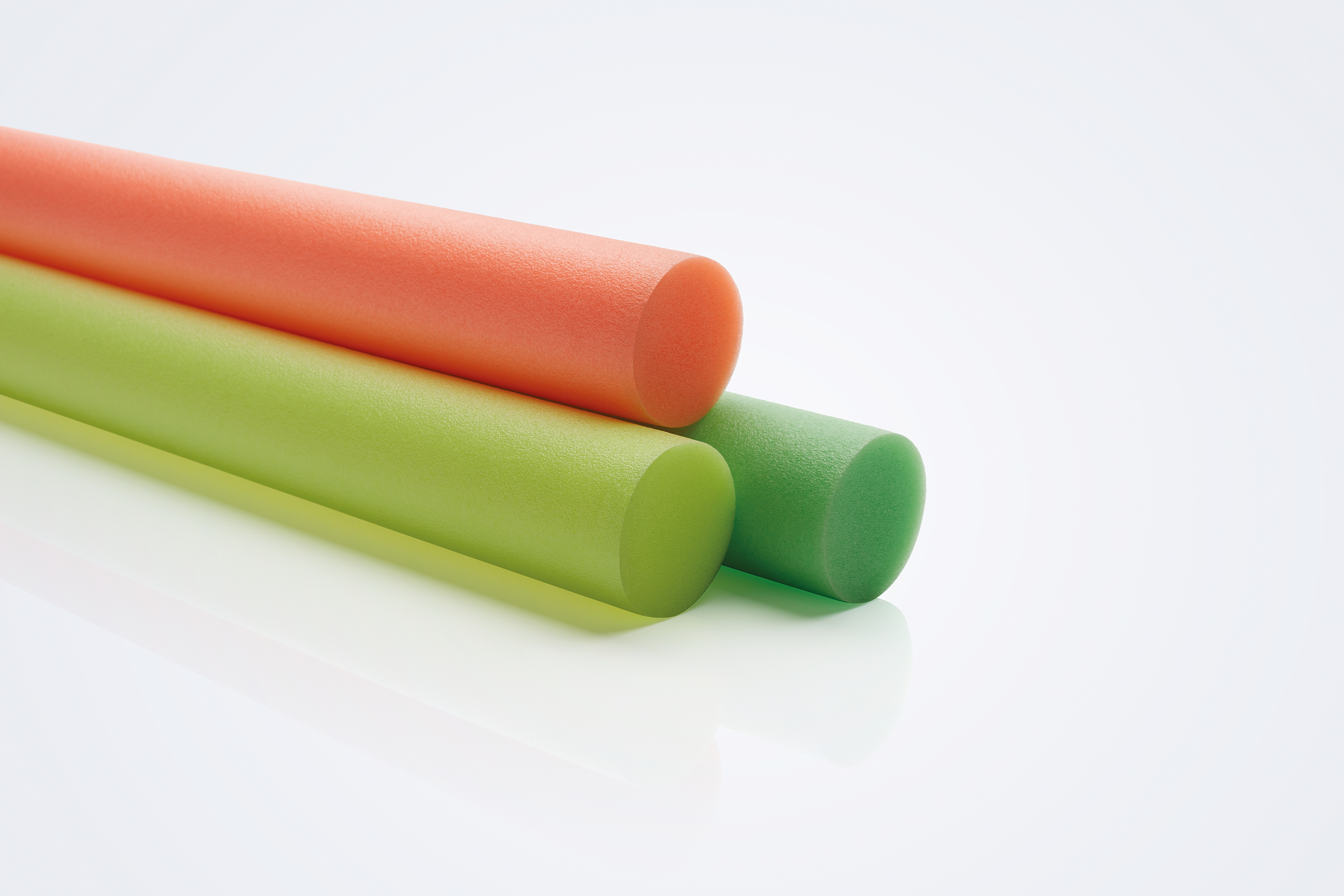 Schwimmnudel Poolnudel Fluo 160 cm | Fluo / Neo Farbdesign | 3 versch. Farben