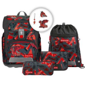 Step by Step CLOUD Schulranzen-Set 5tlg Dragon Firo