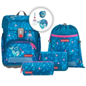 Step by Step CLOUD Schulranzen-Set 5tlg Dolphin Azura