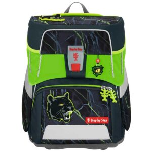 Step by Step LED Neon Pull-Over für Schulranzen Grün