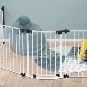IMPAG® Anlehn-Laufstall für die Wand 310 - 490 cm [5-tlg. bis...